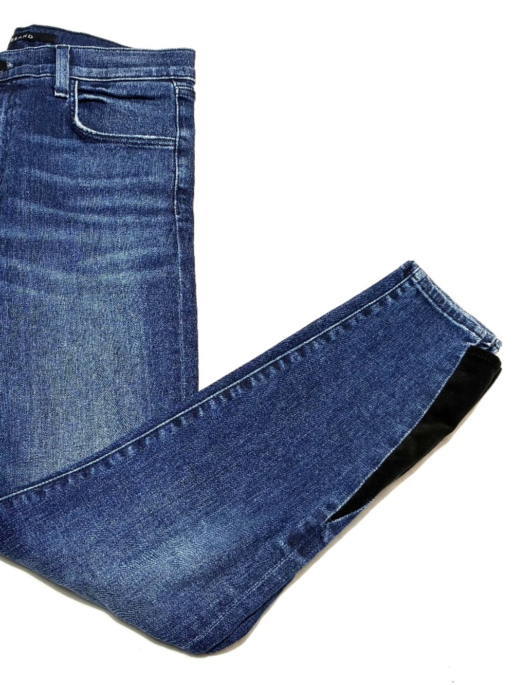 J Brand Womens Skinny Crop Denim with Slit Cuff Size 28